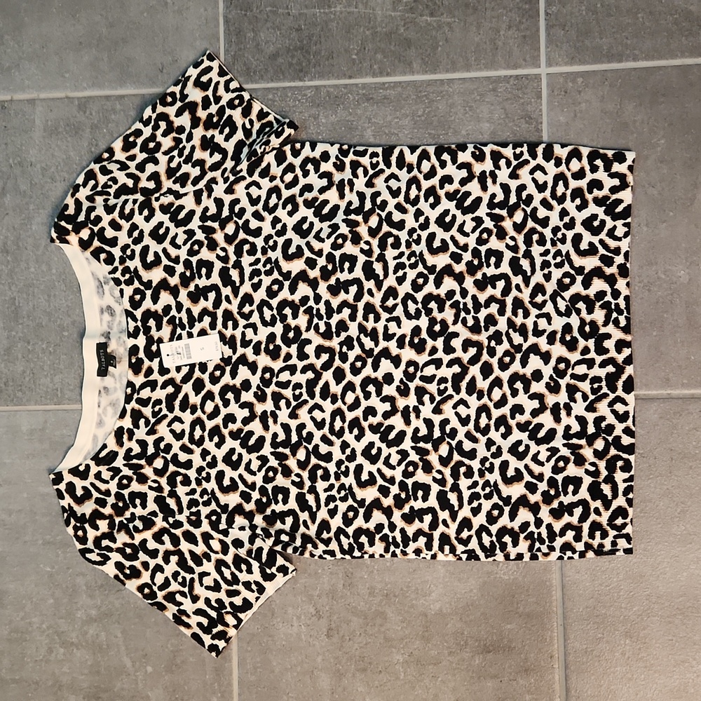 Talbots Leopard Print Sweater